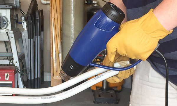 Прямая труба из ПВХ