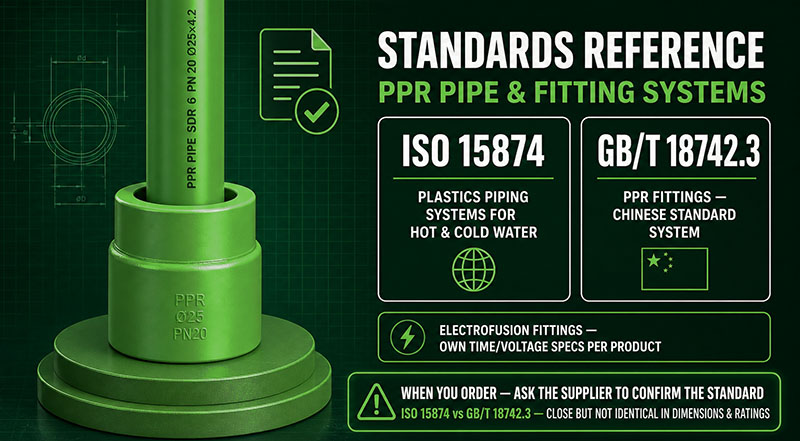 PPR PIPE & FITTING SYSTEMS STANDARDS REFERENCE