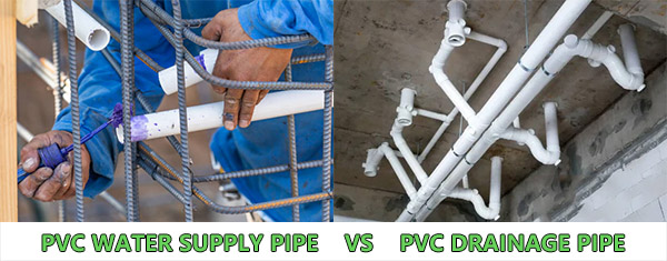 Difference between PVC Drainage Pipe and PVC Water Supply Pipe - SAM-UK ...