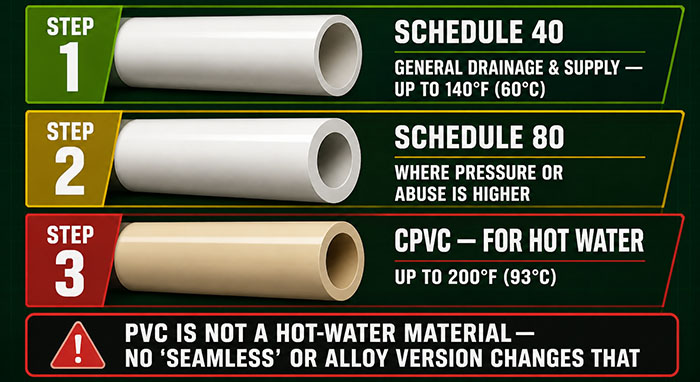 Plastic pipe fittings categories and applications