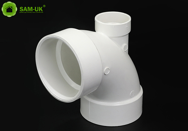 Колено для очистки ПВХ