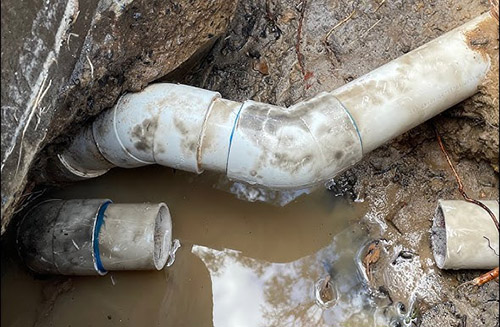 Уличное колено из ПВХ