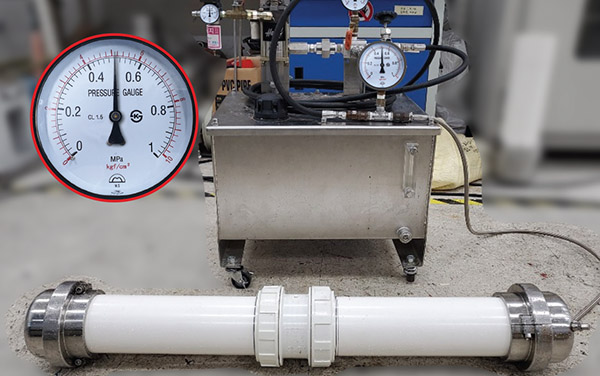plastic pipe Hydrostatic Pressure Test