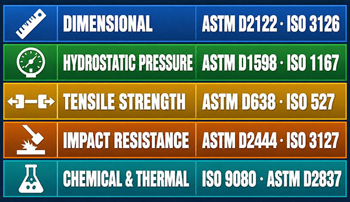 plastic pipe The 5 Essential Quality Control Tests