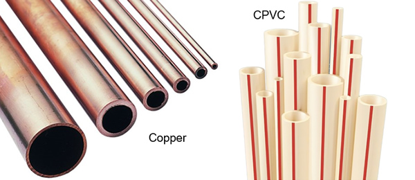 El CPVC está disponible en IPS y CTS (tamaño de tubo de cobre)