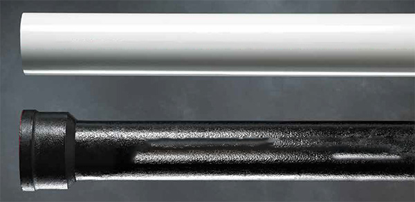 El PVC utiliza IPS (Iron Pipe Size).