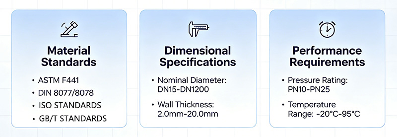 PPH Pipe Standards and Specifications