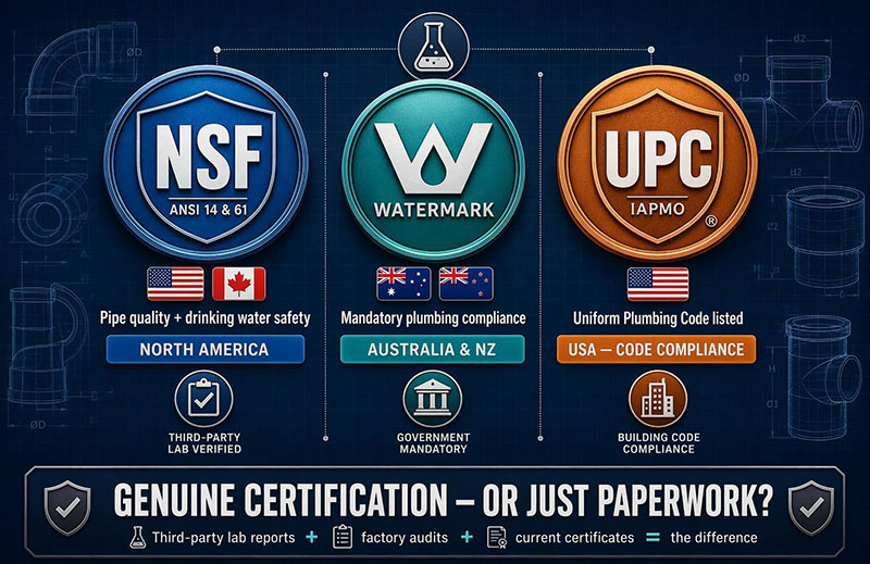 NSF, Watermark, UPC: Lo que significan para su mercado