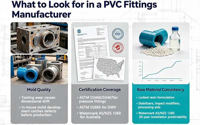 What to Look for in a PVC Fittings Manufacturer