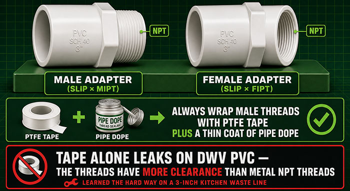 Detailed Explanation of PVC ADAPTERS Pipe