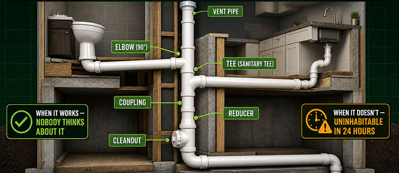 PVC DWV Pipe Fittings Guide