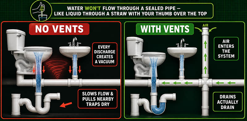 PVC VENT ELBOWS & VENT TEES