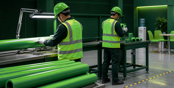 Conditions of workers in plastic pipe factories