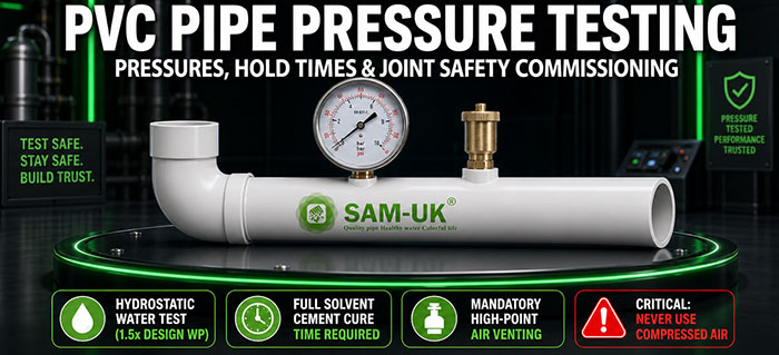 PVC PIPE PRESSURE TESTING