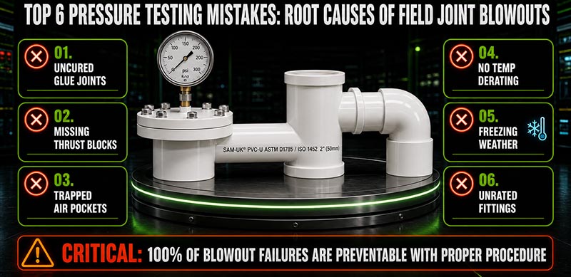 PVC PIPE TOP 6 PRESSURE TESTING MISTAKES