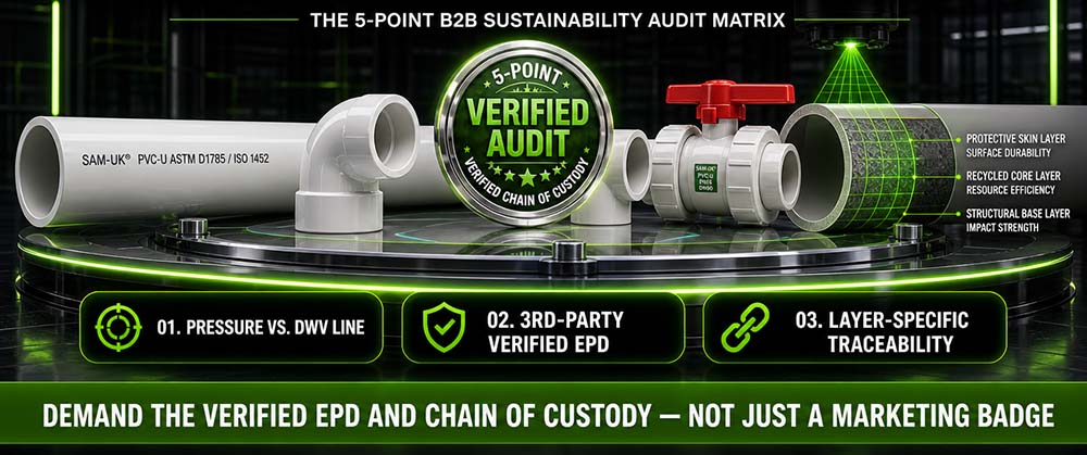 Tubería de PVC: cómo distinguir una afirmación veraz del «greenwashing»